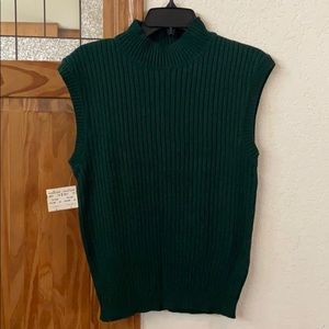 Vintage Green Sweater Vest NWT